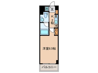 間取図 レジディア武蔵小杉