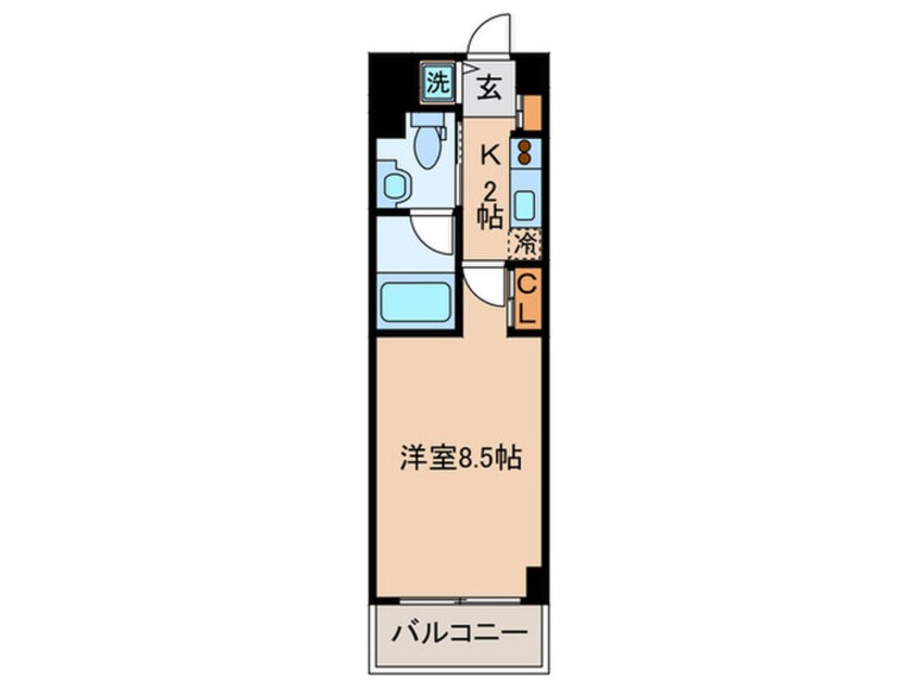 間取図 レジディア武蔵小杉