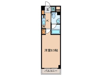 間取図 レジディア武蔵小杉