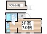 スリ－サニ－ 1Rの間取り