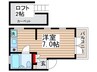 スリ－サニ－ 1Rの間取り