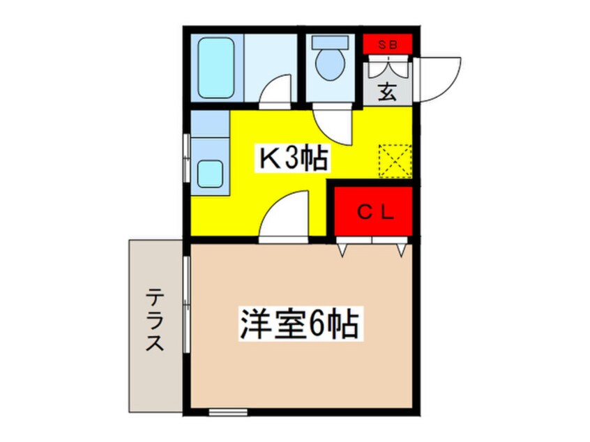 間取図 メゾン稲垣