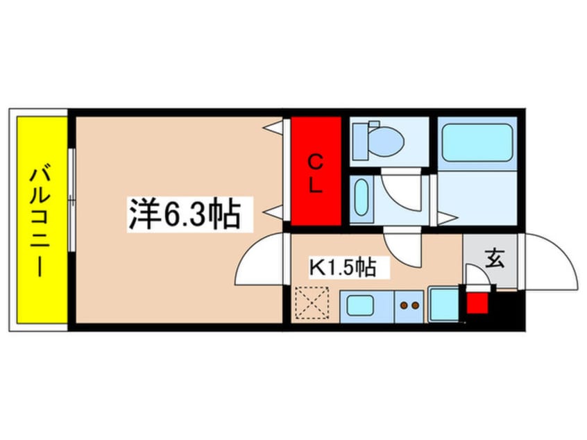 間取図 リブリ・YUME　Ⅳ