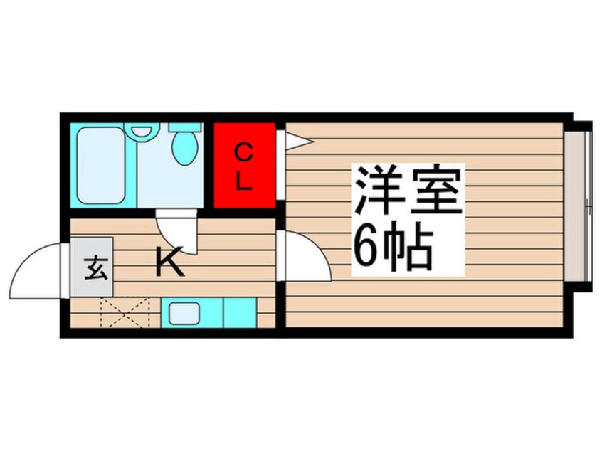 間取図 クレ－ル西新井