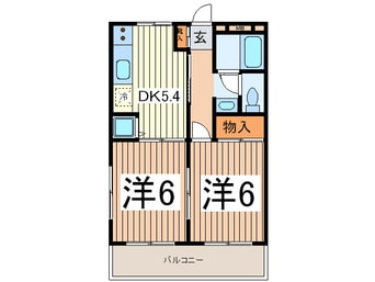間取図 パティオ和田