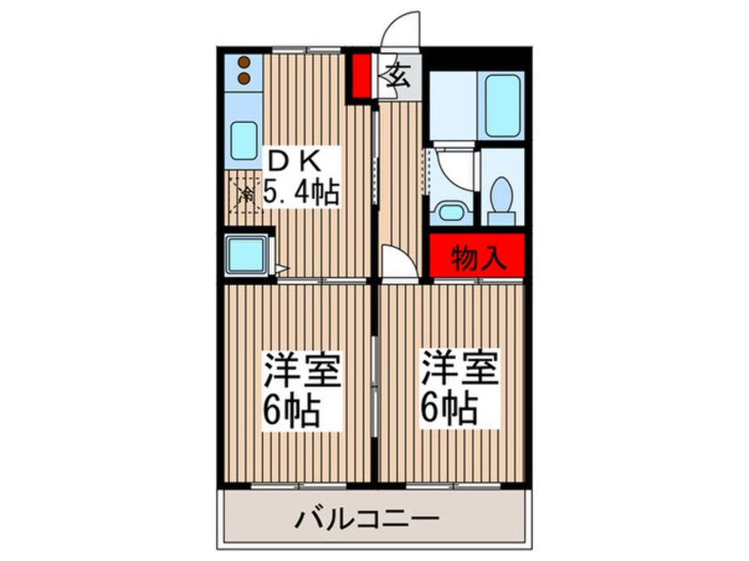 間取図 パティオ和田