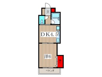 間取図 パレスタカナミ