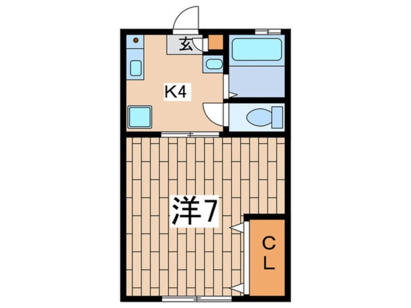 間取図 ドミールＫ