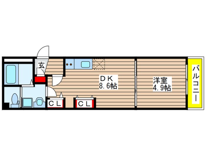 間取り図 PHILIPPE蘇我