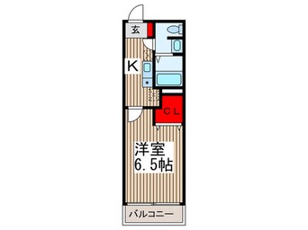 間取図 ウエストハイム大袋