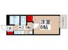 メイフェアオオノ 1Kの間取り