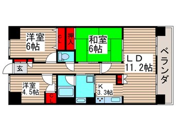 間取図 リーベスト東中山（420）