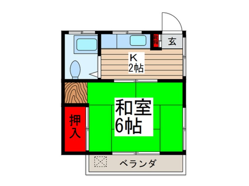 間取図 コ－ポ門脇