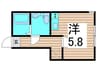リバーパレスAK 1Rの間取り