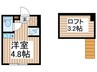 仮)上井草一丁目B 1Rの間取り