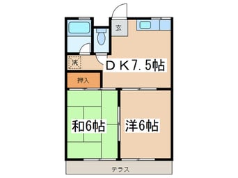 間取図 ユウキハイツ
