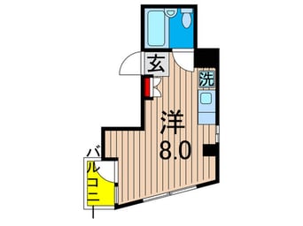 間取図 インペリアルホリウチ弐番館