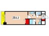 神興レジデンス 1Kの間取り
