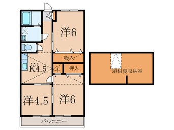 間取図 山合コーポ