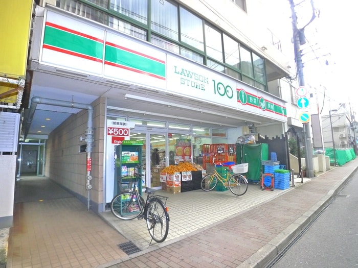 ローソンストア100(コンビニ)まで369m アンピオ市川