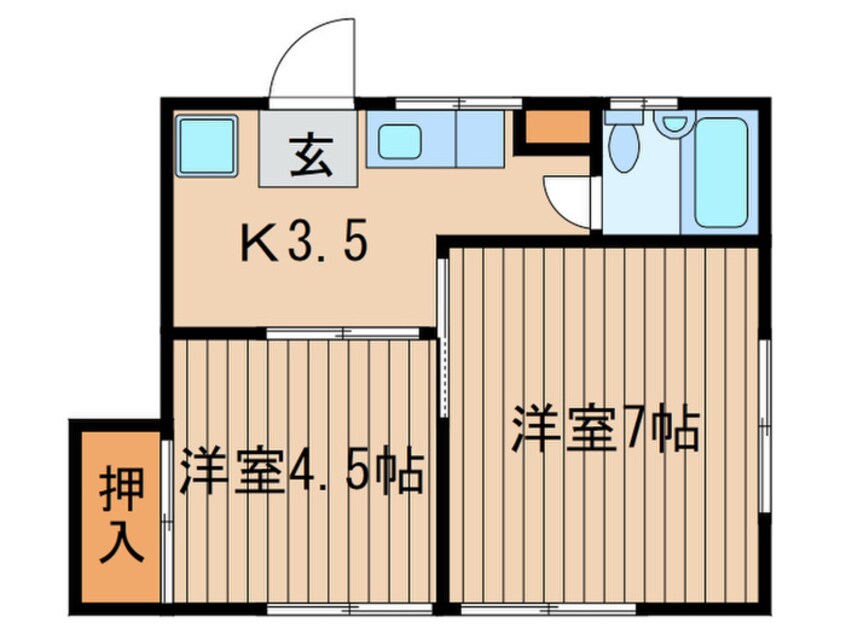 間取図 内田ハイツ