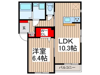 間取図 アルモニー高鼻