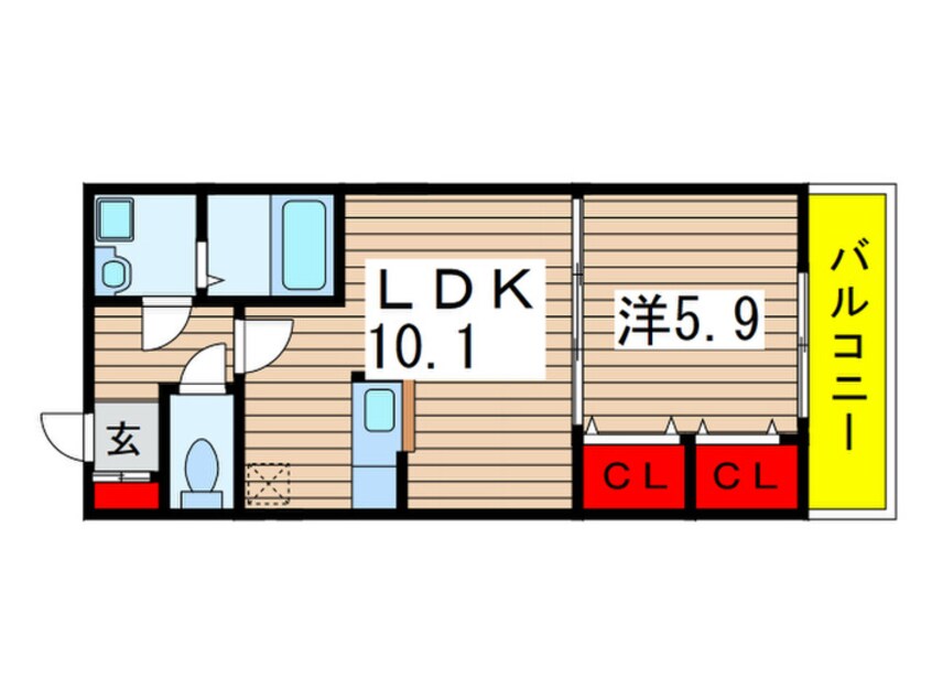 間取図 コルテカノンA