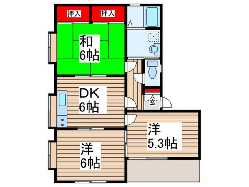 間取図 ハイツアネシスⅢ