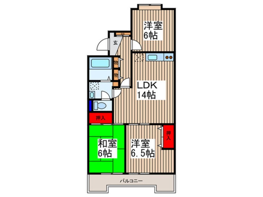 間取図 佐伯レジデンス