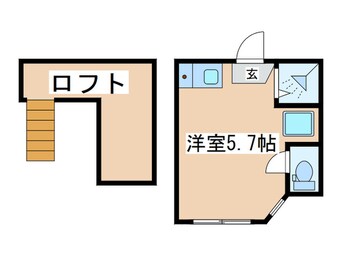 間取図 ユナイト中野島アルバトロス