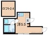 アーバンステージ中延 1Rの間取り