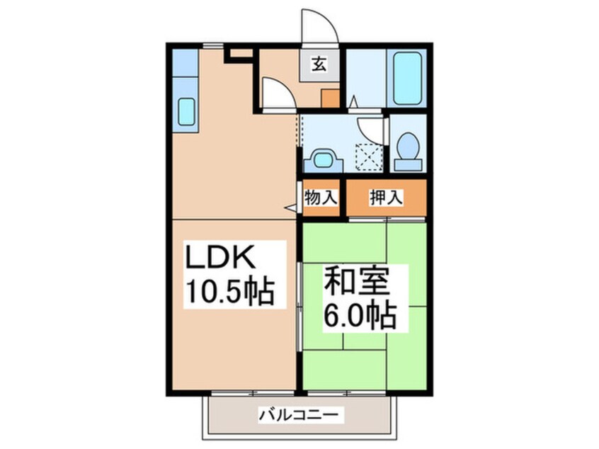 間取図 サンシティ松下Ⅱ