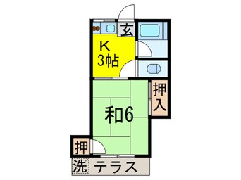 間取図 西ヶ丘荘