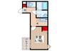 MELDIA東大宮Ⅳ 1Kの間取り