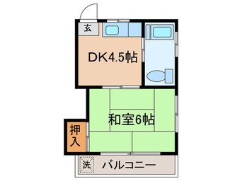 間取図 コ－ポノアキ