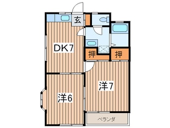 間取図 セントラル・コ－ト