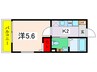 Ｋ．　Ｇｒａｃｅ希望が丘 1Kの間取り