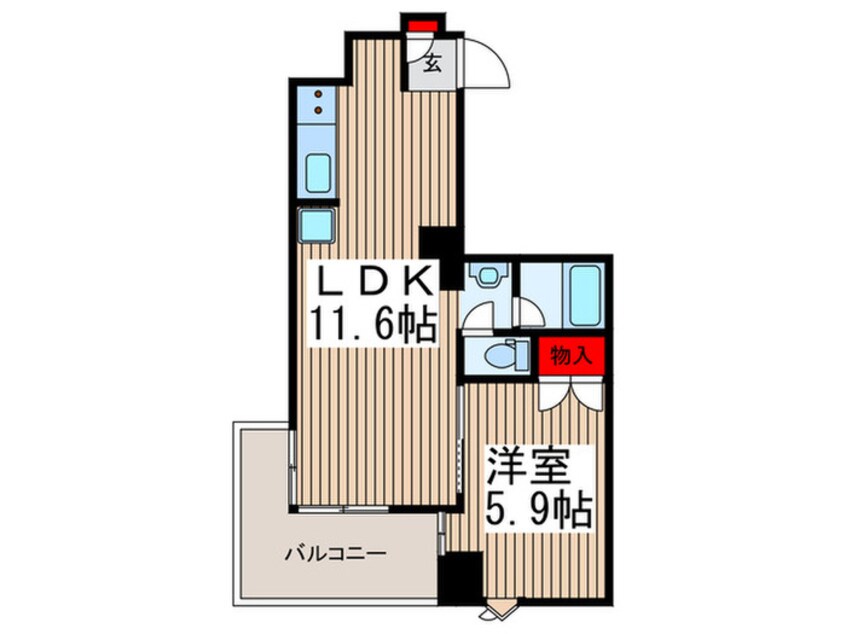 間取図 ラックヒル蕨