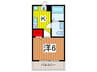CRELIA 1Kの間取り
