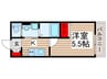 Ｍ．ｈｏｕｓｅ ルビー 1Kの間取り