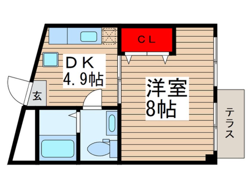 間取図 ハイツリバ－ランドⅡ