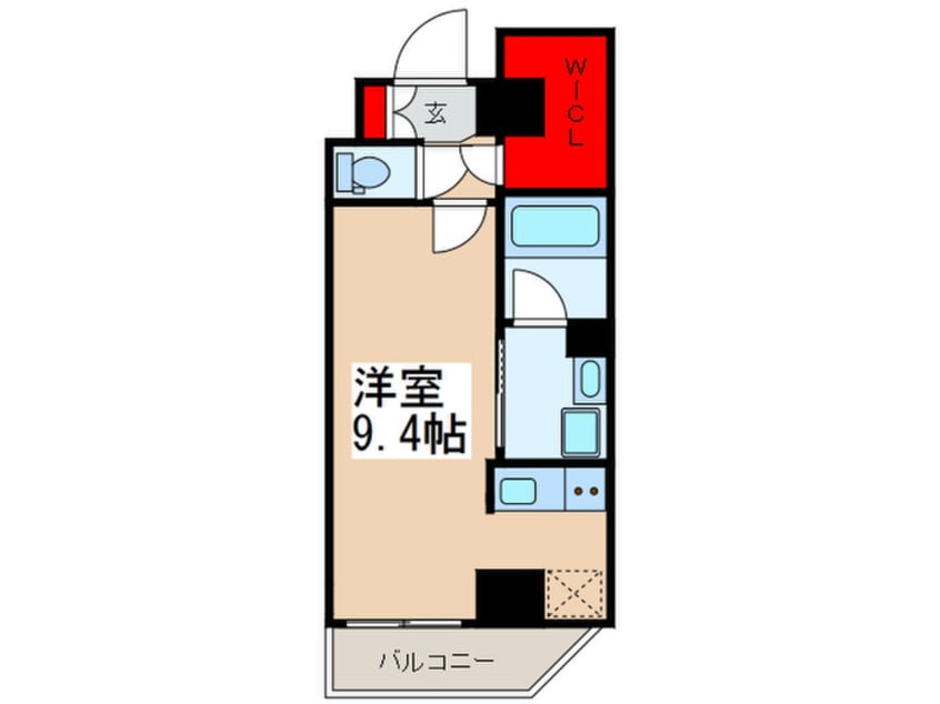 間取図 ｼﾞｪﾉｳﾞｨｱ両国Ⅴｽｶｲｶﾞｰﾃﾞﾝ