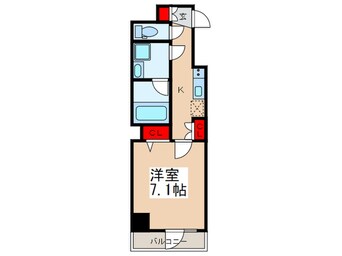 間取図 ｼﾞｪﾉｳﾞｨｱ両国Ⅴｽｶｲｶﾞｰﾃﾞﾝ