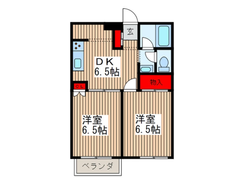 間取図 ヴェルドミール元町