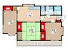 楢原貸家 3LDKの間取り