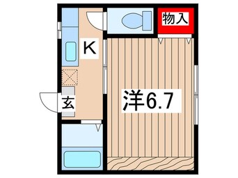 間取図 サンハイム白旗