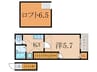 Ｋコ－ポ駒込 1Kの間取り
