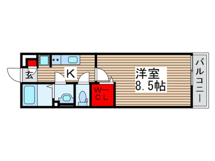 間取図 リブリ･南柏