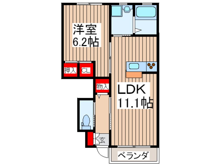 間取図 グラン・コンフォール