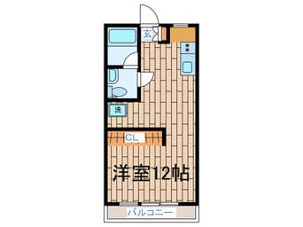 間取図 コープ松原（３０３）